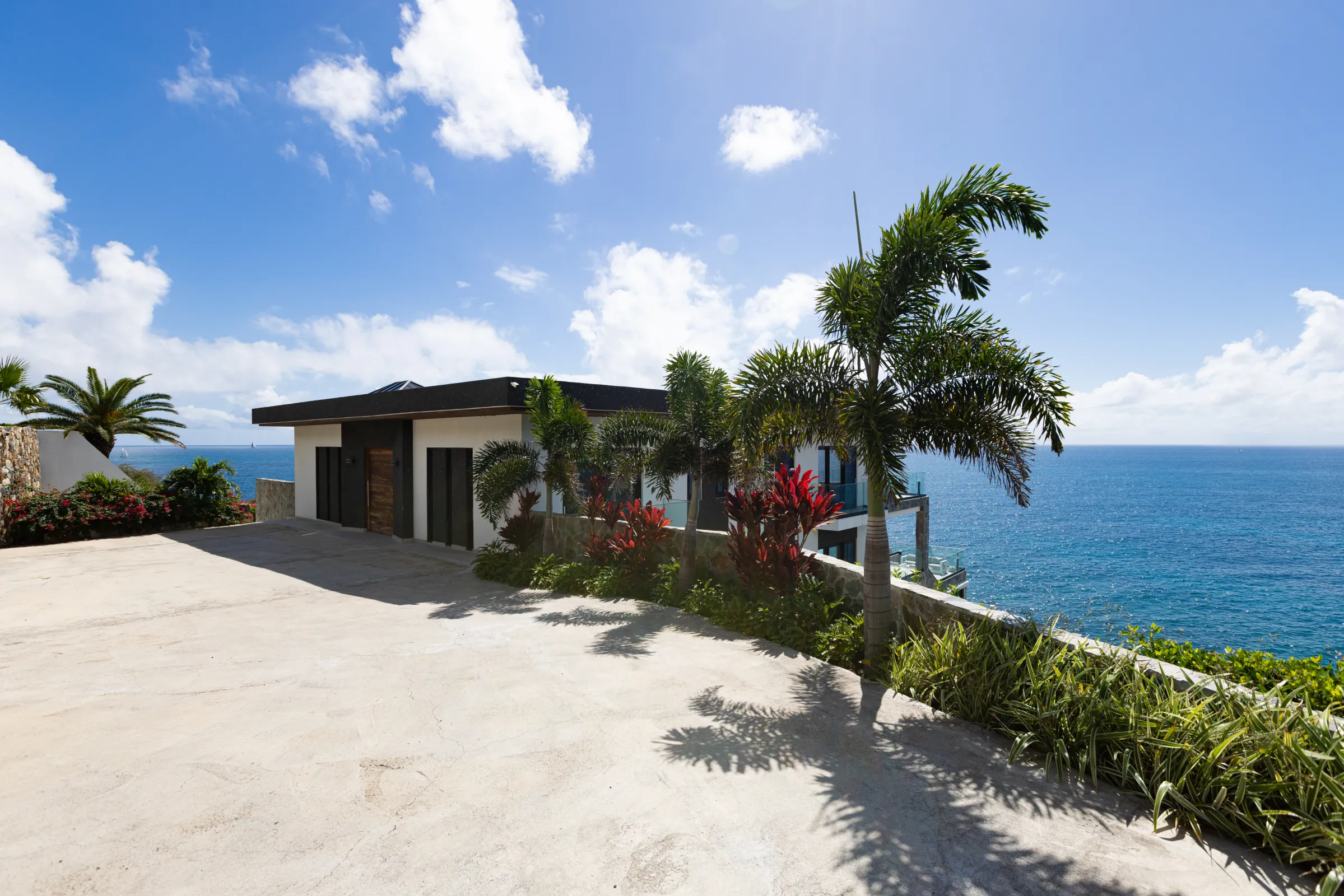Villa Aqua Vista - Main view of luxury villa in Sint Maarten