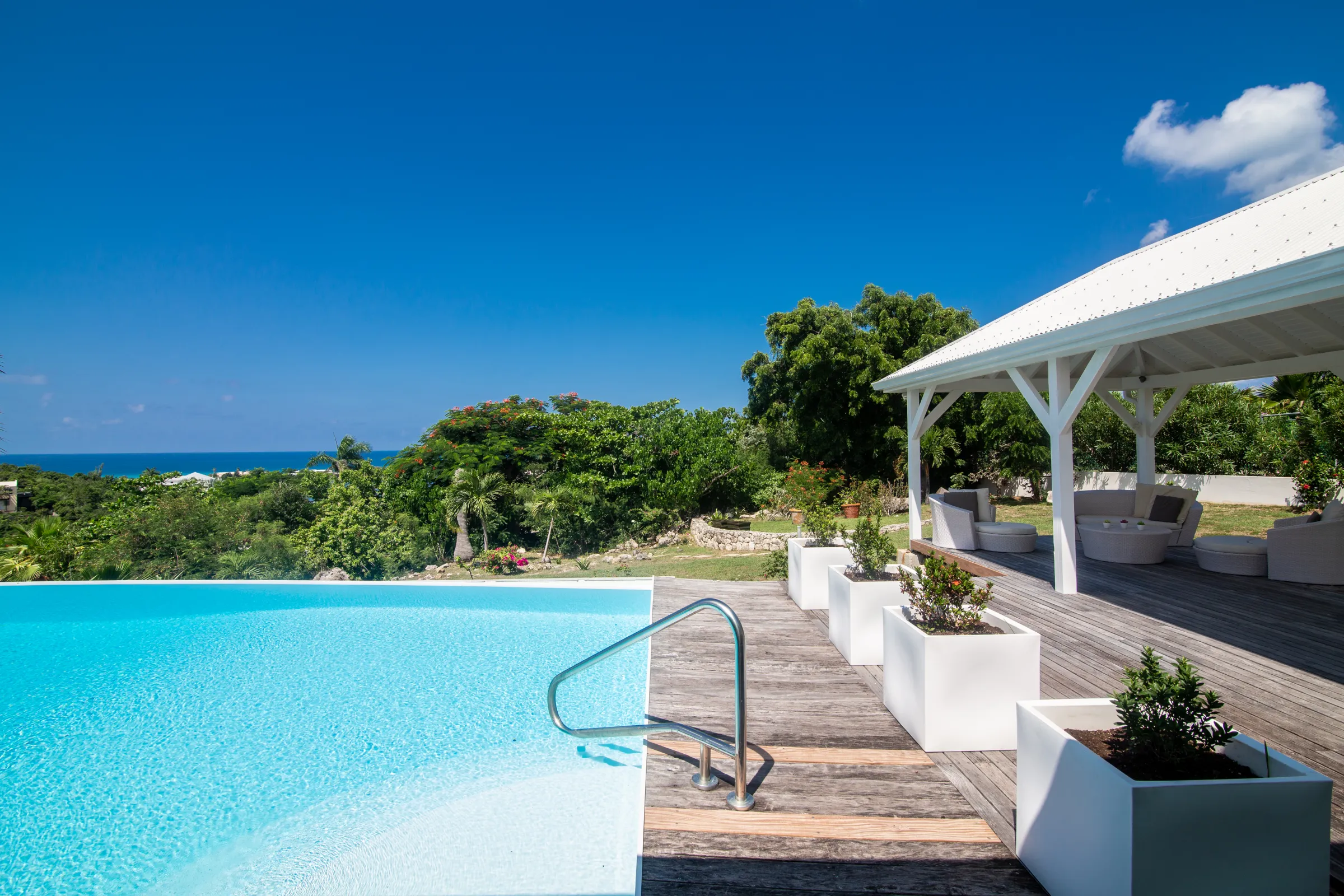 Villa Callisto - Main view of luxury villa in Sint Maarten