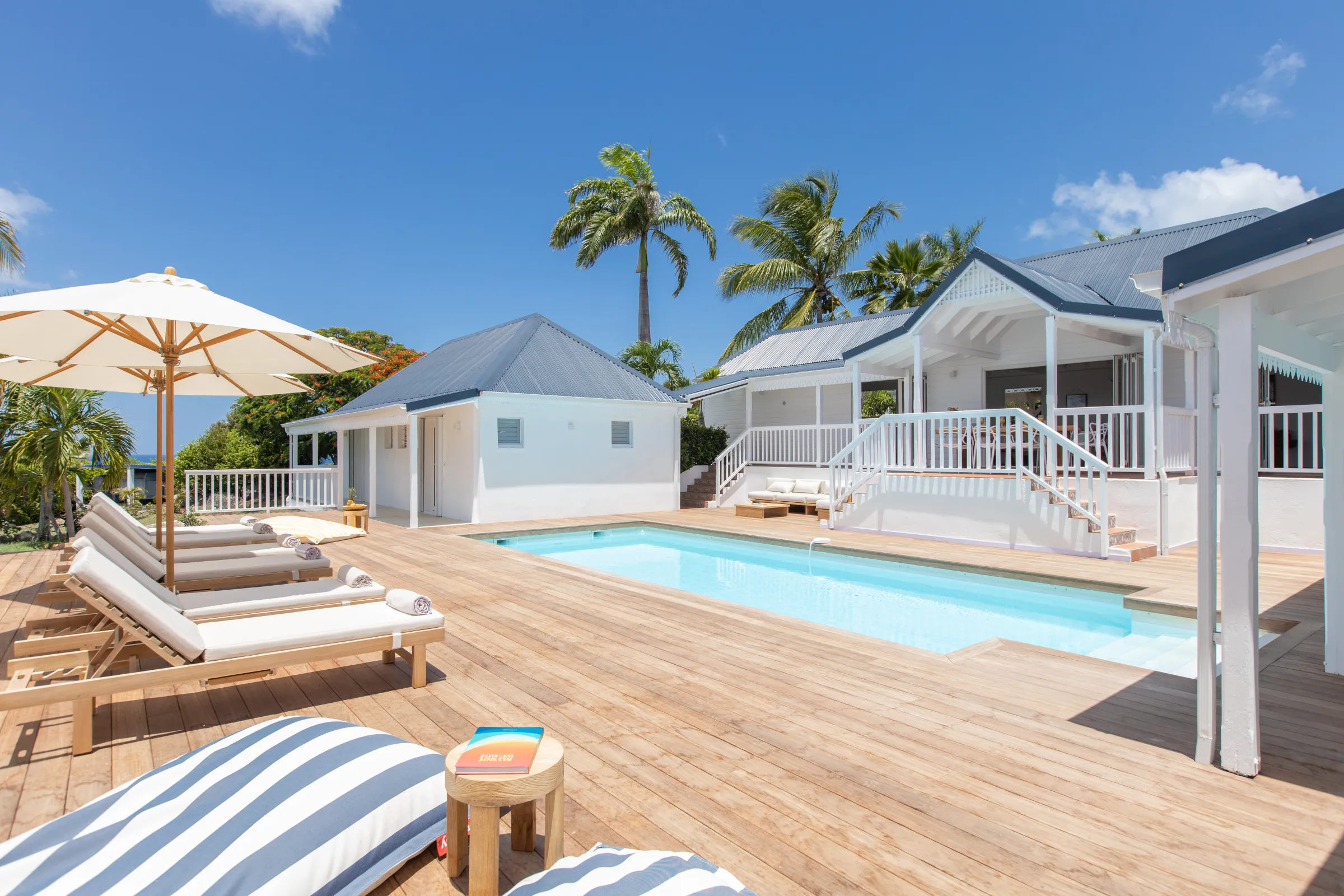 Villa Coco Paillette - Main view of luxury villa in Sint Maarten