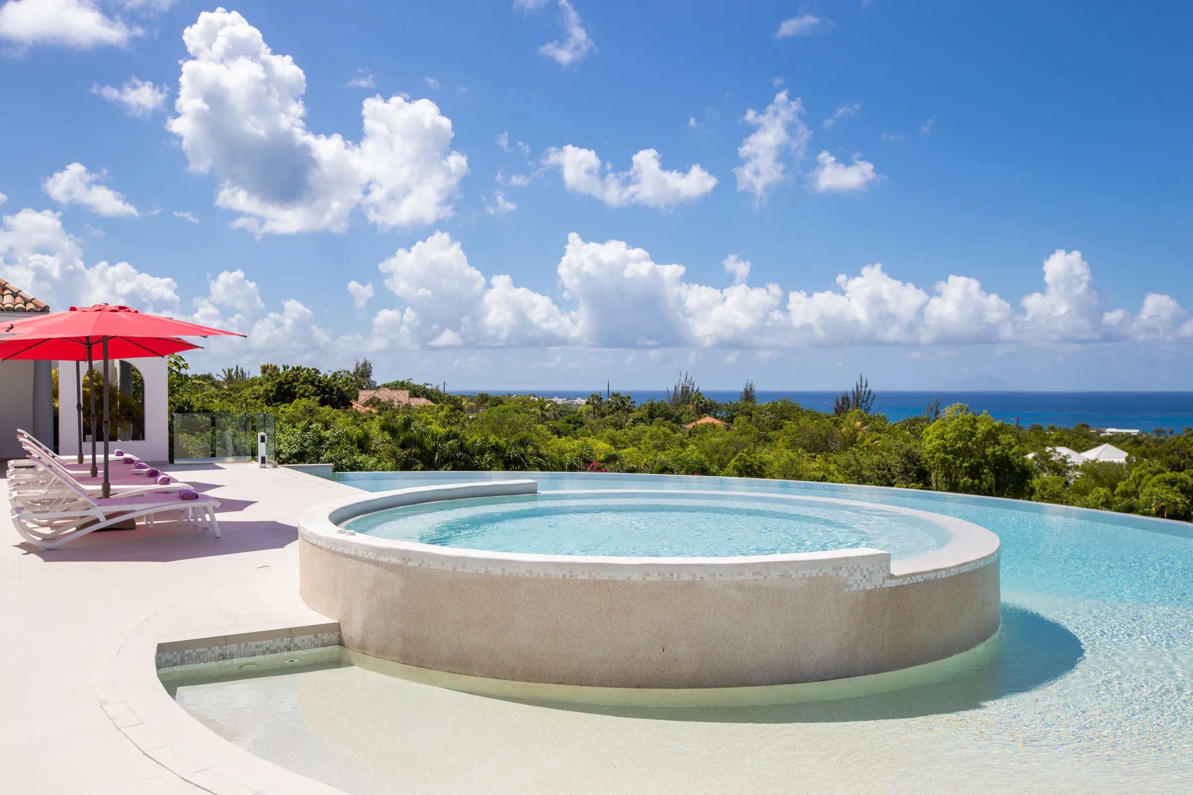 Villa Just in Paradise - Main view of luxury villa in Sint Maarten