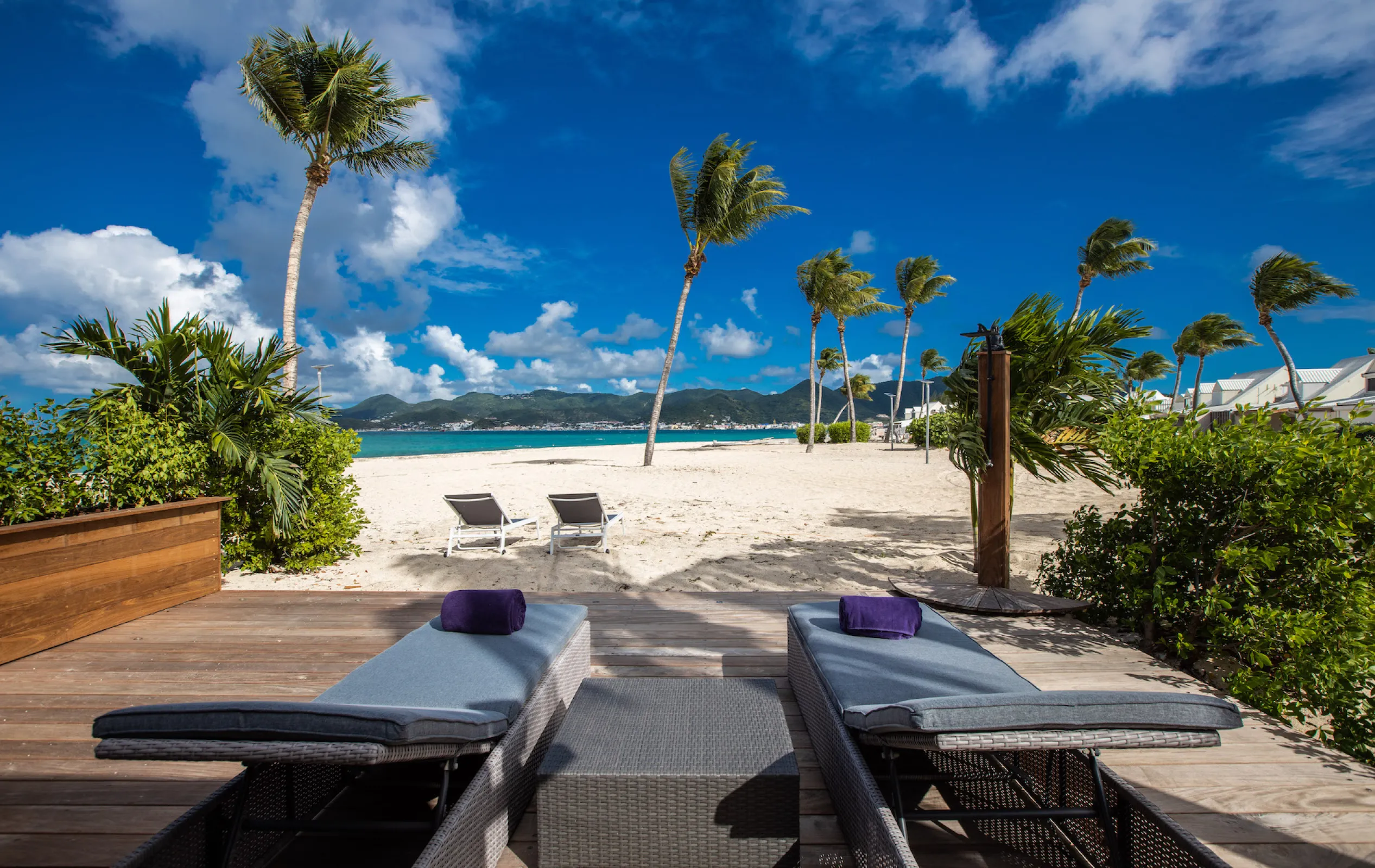 Villa Ski Beach - Main view of luxury villa in Sint Maarten